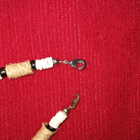 Shark tooth Necklace, one of a kind, handmade, local artist - Picture 3 of 4